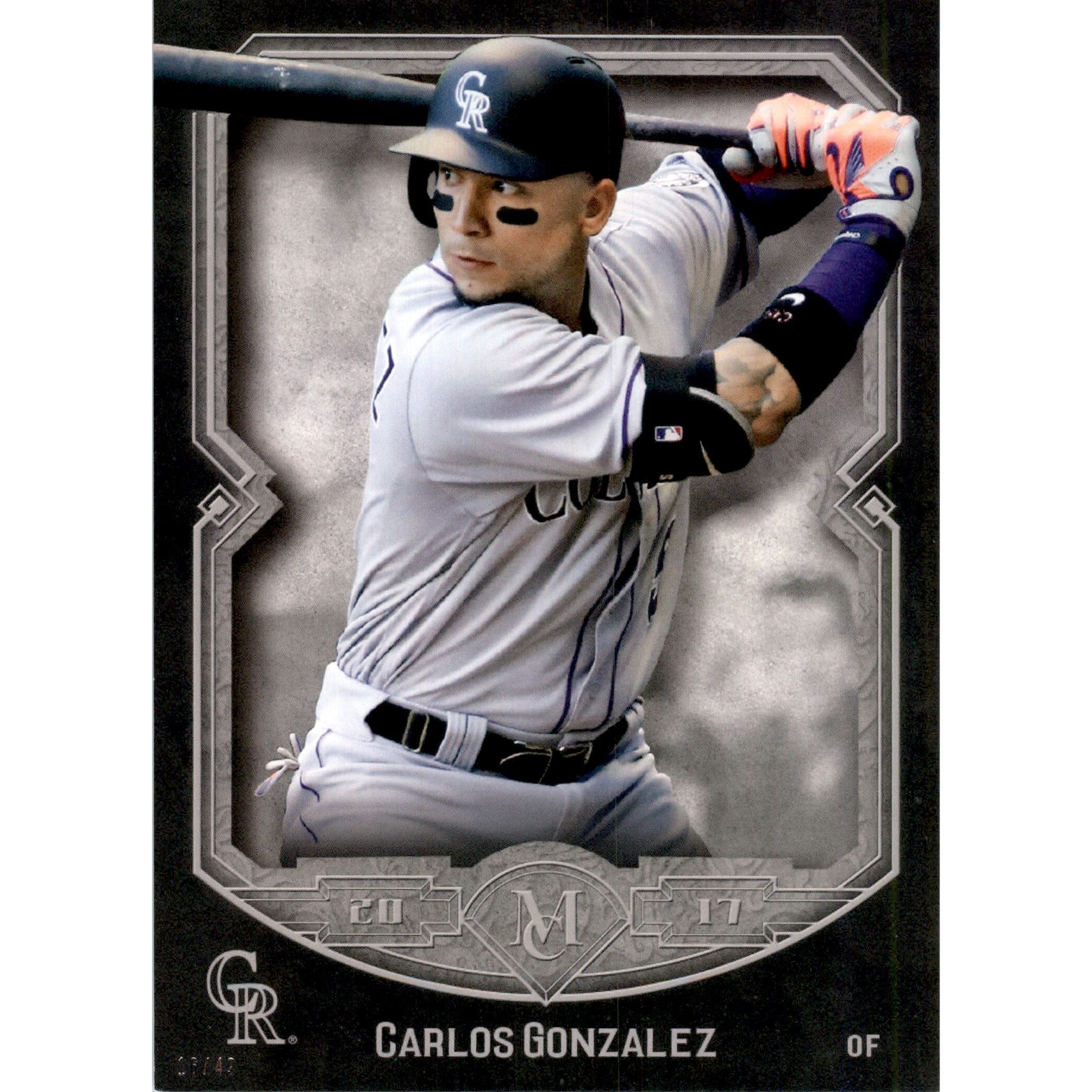2017 Topps Museum Collection 5x7 #49 Carlos Gonzalez. rookie card picture