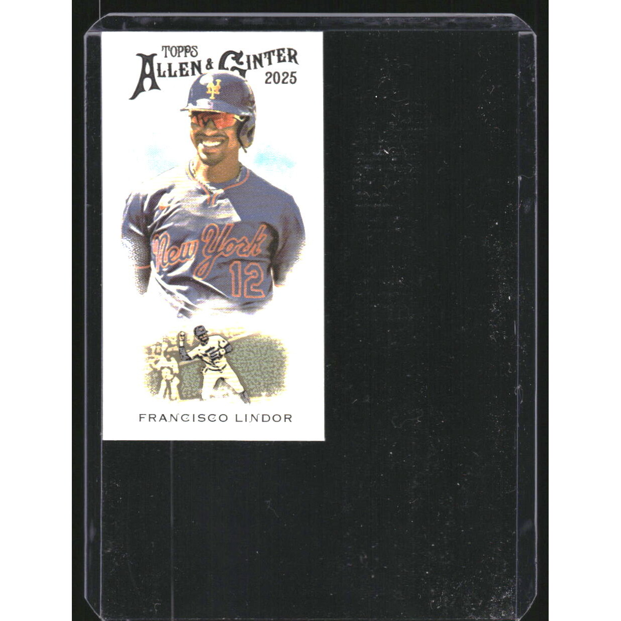 2025 Topps Allen and Ginter Mini 1889 N222 #N2229 Francisco Lindor. rookie card picture