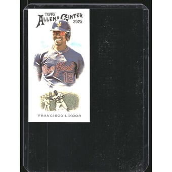 2025 Topps Allen and Ginter Mini 1889 N222 #N2229 Francisco Lindor