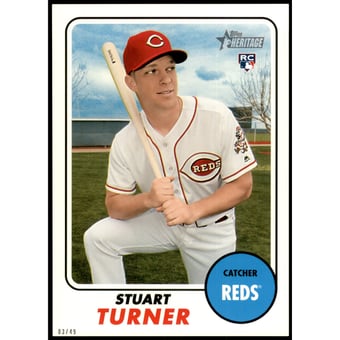 2017 Topps Heritage 5x7 #636 Stuart Turner