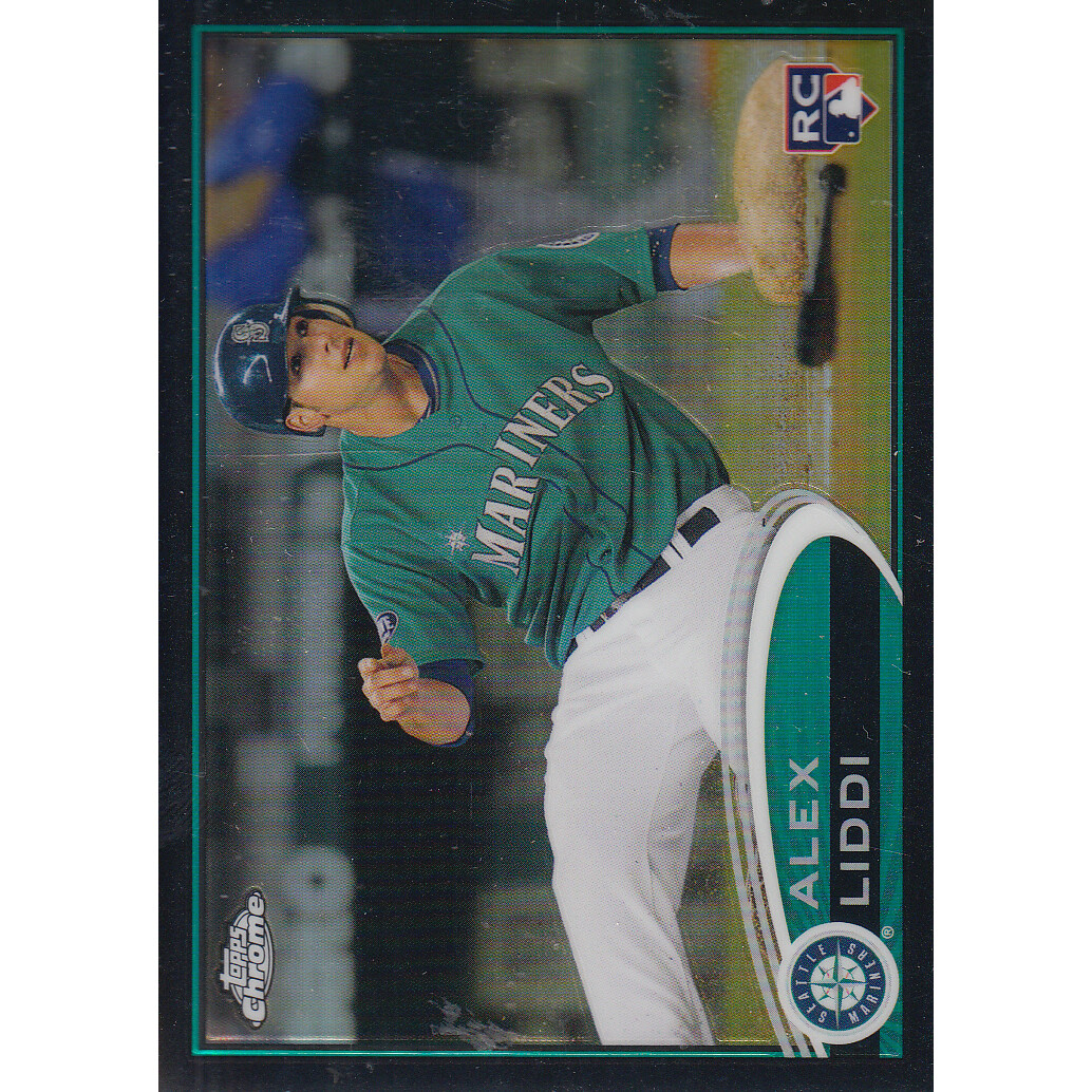 2012 Topps Chrome Black Refractors #152 Alex Liddi. rookie card picture