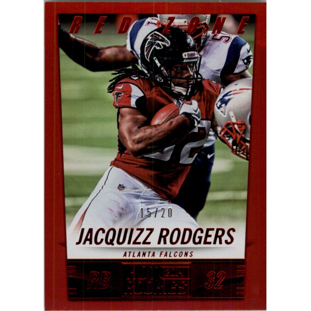 2014 Panini Hot Rookies Red Zone #13 Jacquizz Rodgers. rookie card picture