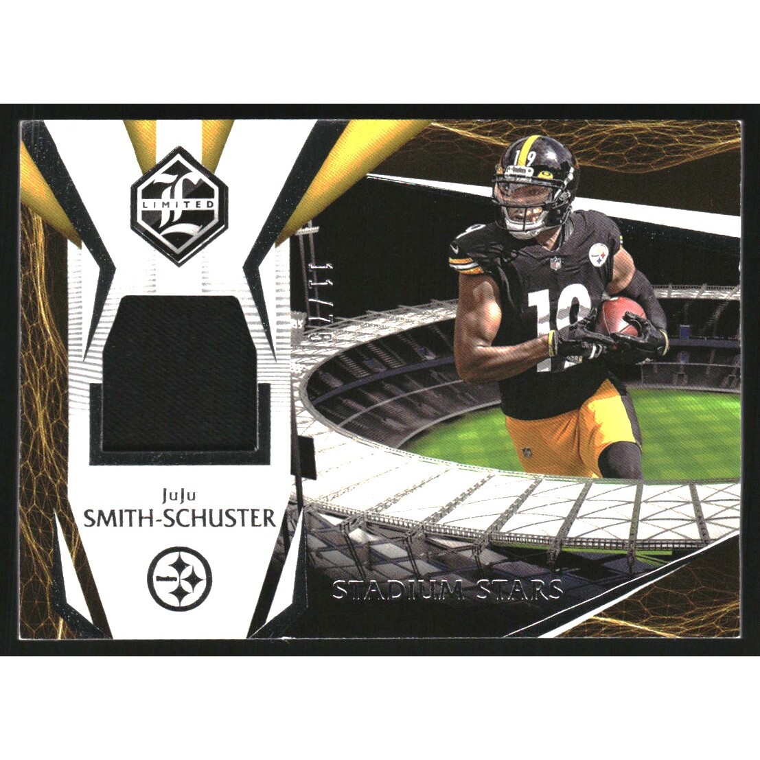 2020 Limited Stadium Star Swatches Silver Spotlight #14 JuJu Smith-Schuster/75