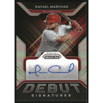 2022 Panini Prizm Debut Signatures Prizms Silver #36 Rafael Marchan