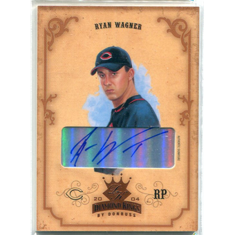 2004 Diamond Kings DK Signatures Bronze #78 Ryan Wagner/100