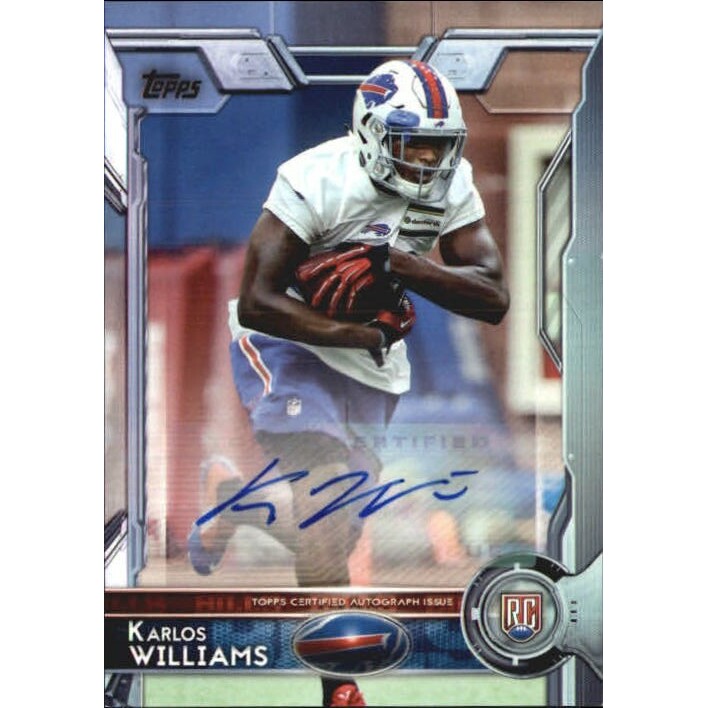 2015 Topps Autographs #426 Karlos Williams 2015 Topps Autographs #426 Karlos Williams