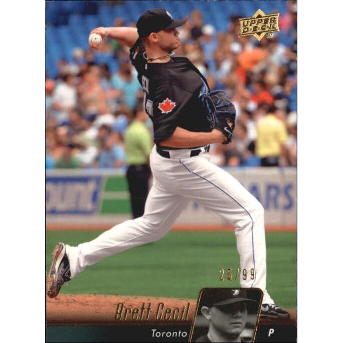 2010 Upper Deck Gold #512 Brett Cecil. rookie card picture