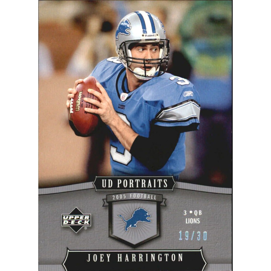 2005 UD Portraits Platinum #31 Joey Harrington 2005 UD Portraits Platinum #31 Joey Harrington