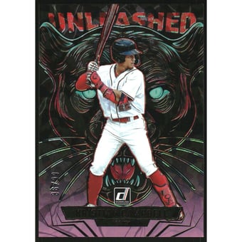 2025 Donruss Unleashed Pink Ice #5 Kristian Campbell