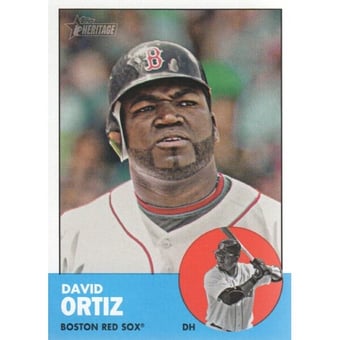 2012 Topps Heritage #482 David Ortiz SP