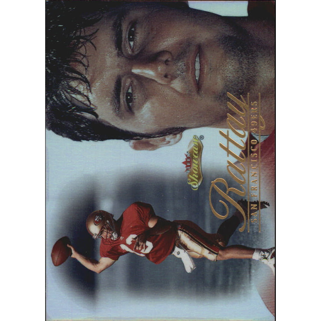 2000 Fleer Showcase Rookie Showcase Firsts #34 Tim Rattay. rookie card picture