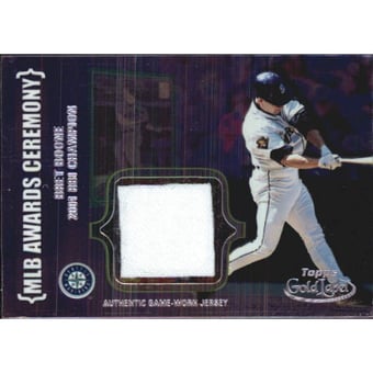 2002 Topps Gold Label MLB Awards Ceremony Relics Platinum #BRB2 Bret Boone RBI Jsy