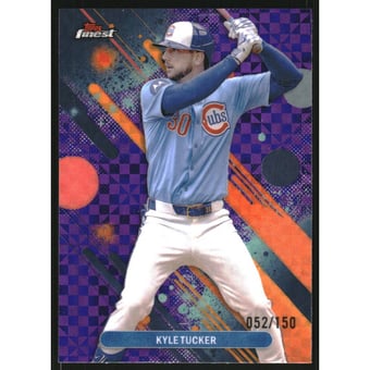 2025 Finest Purple Checkerboard Refractors #86 Kyle Tucker