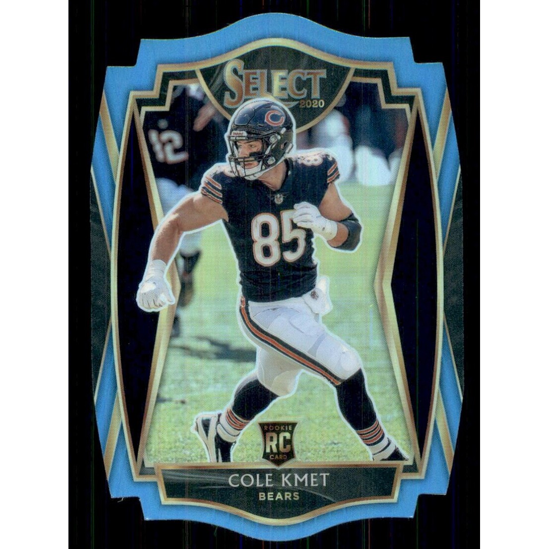 2020 Select Prizm Light Blue Die Cut #174 Cole Kmet