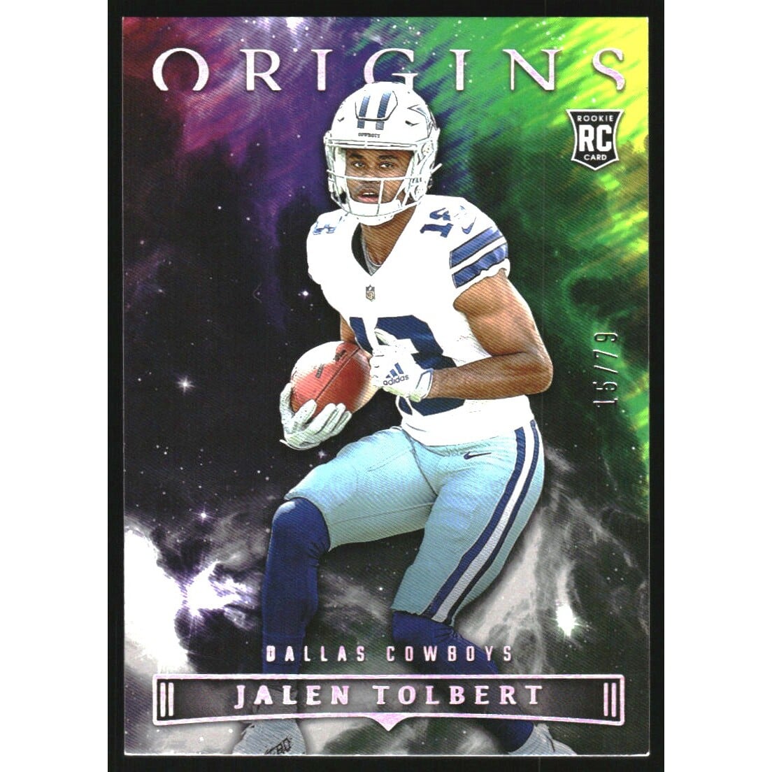 2022 Panini Origins Silver #131 Jalen Tolbert. rookie card picture