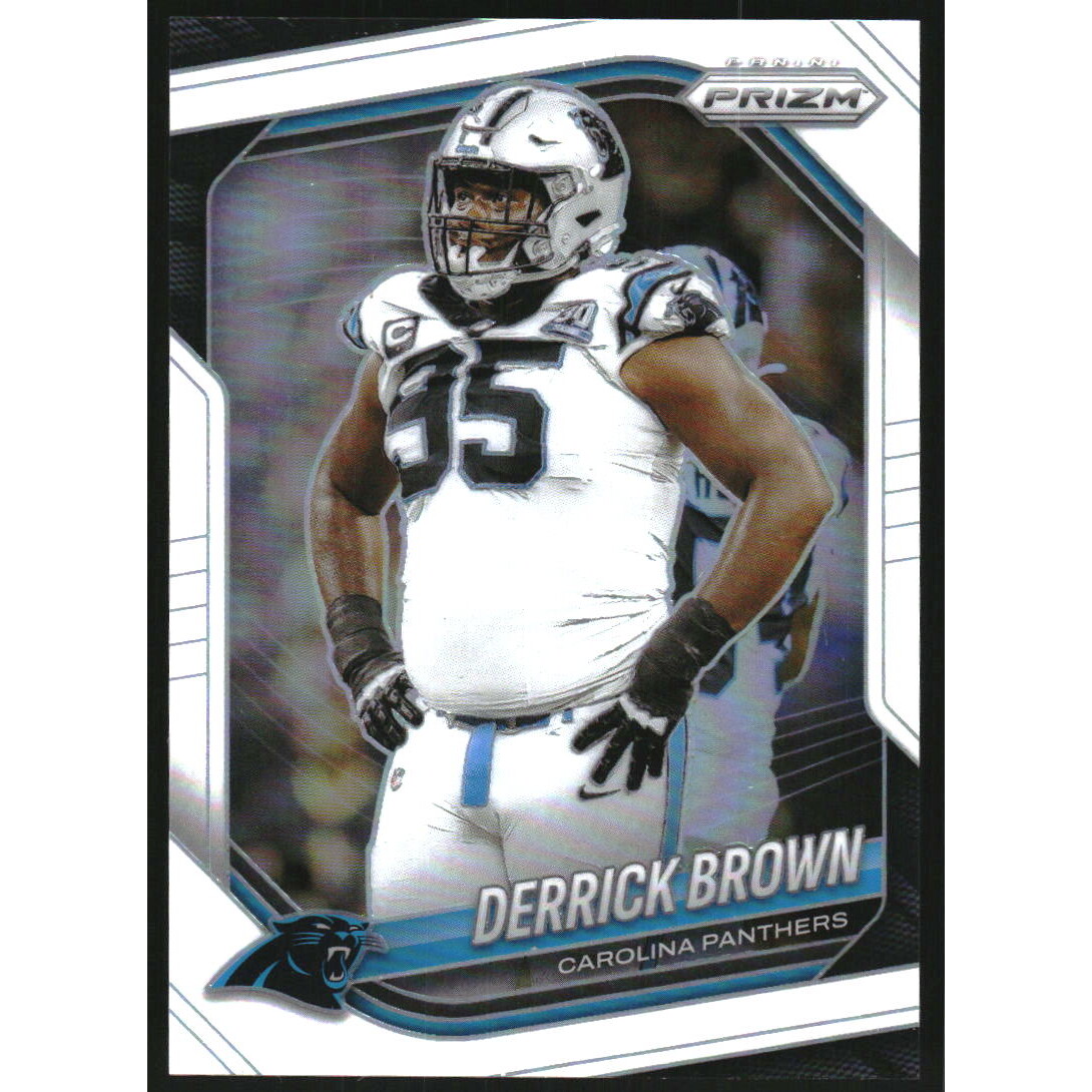 2025 Panini Prizm Prizms White #76 Derrick Brown