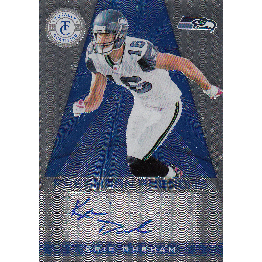 2011 Totally Certified #175 Kris Durham AU/299 RC