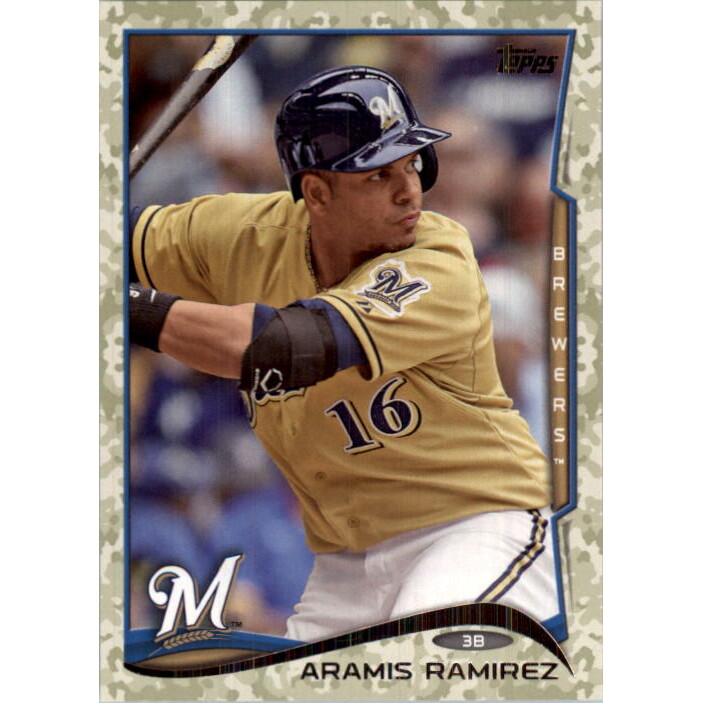 2014 Topps Camo #560 Aramis Ramirez. rookie card picture