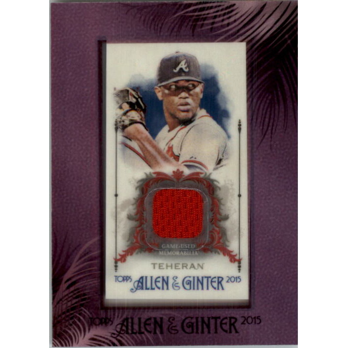 2015 Topps Allen and Ginter Framed Mini Relics #FMRJT Julio Teheran