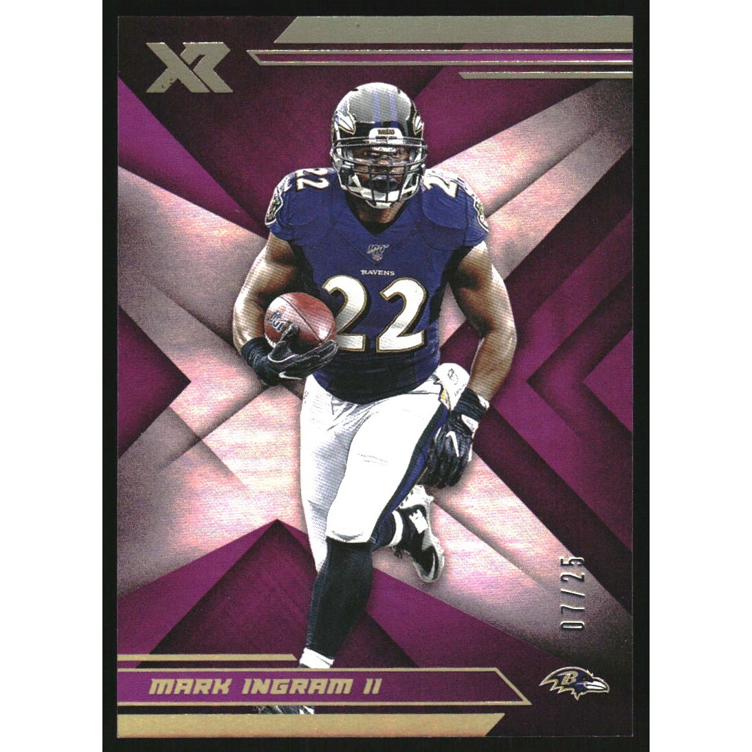 2019 Panini XR Purple #76 Mark Ingram II 2019 Panini XR Purple #76 Mark Ingram II
