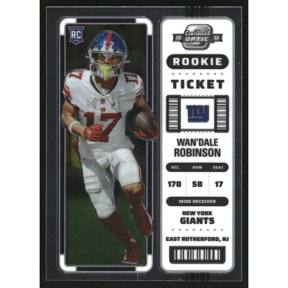2022 Panini Contenders Optic #99 Wan'Dale Robinson RC