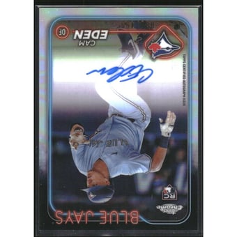 2024 Topps Chrome Rookie Autographs Refractors #RACE Cam Eden