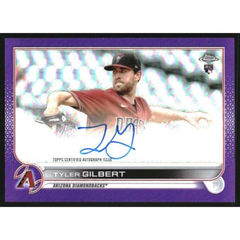 2022 Topps Chrome Rookie Autographs Purple Refractors #RATG Tyler Gilbert