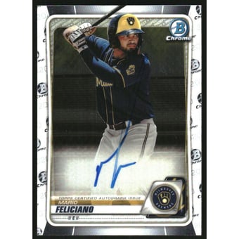 2020 Bowman Chrome Prospect Autographs #CPAMF Mario Feliciano