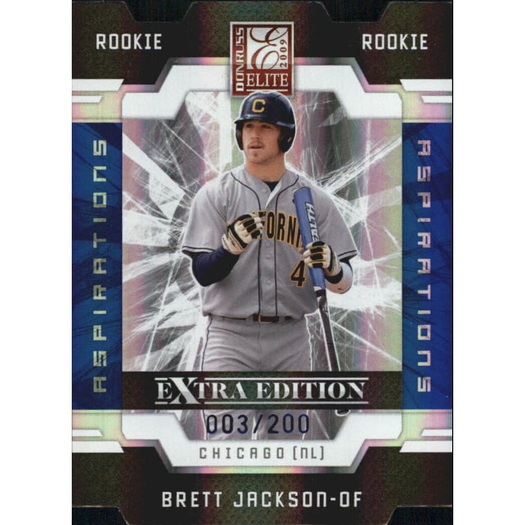 2009 Donruss Elite Extra Edition Aspirations #58 Brett Jackson. rookie card picture