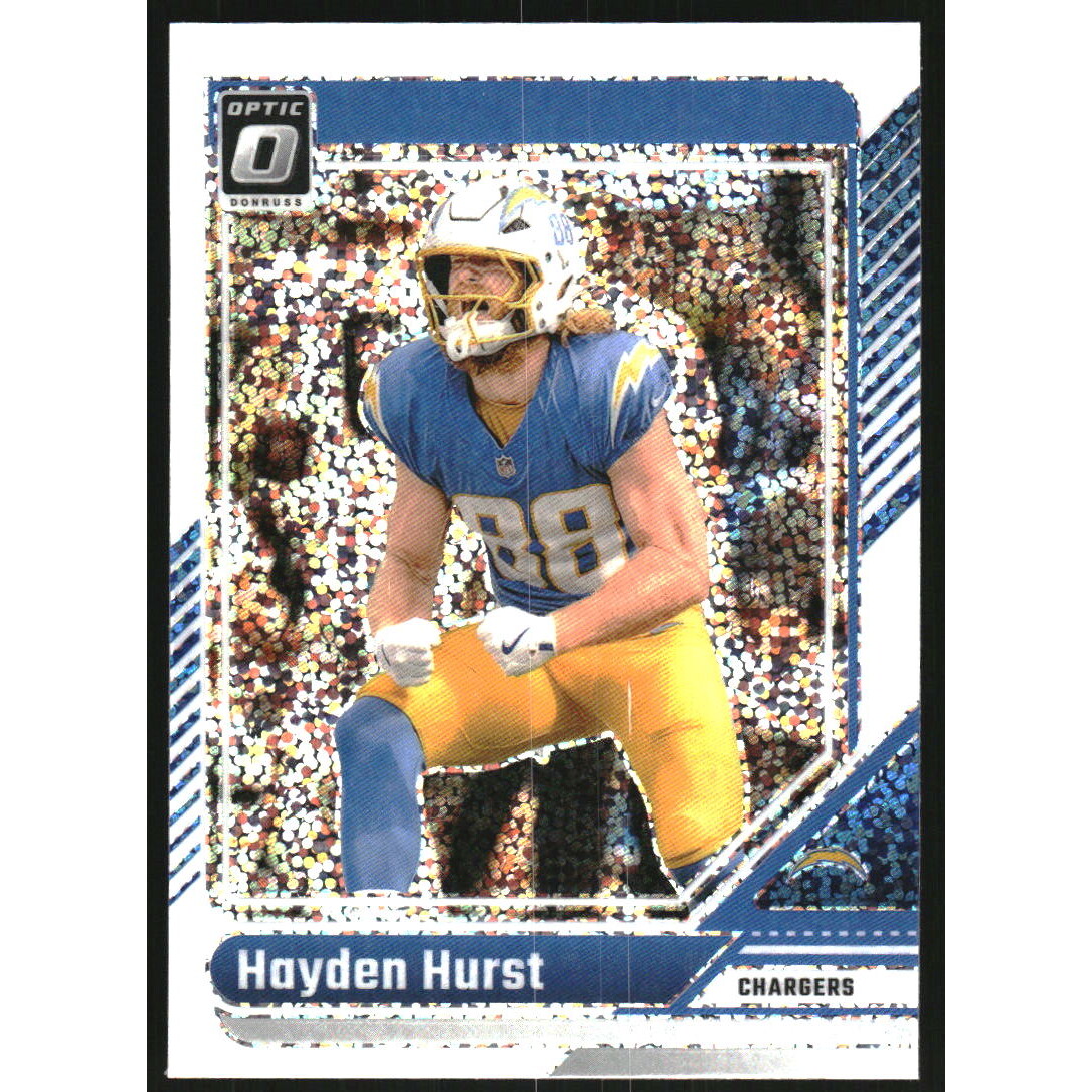 2024 Donruss Optic White Sparkle #110 Hayden Hurst