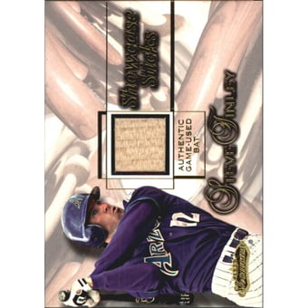 2001 Fleer Showcase Sticks #11 Steve Finley