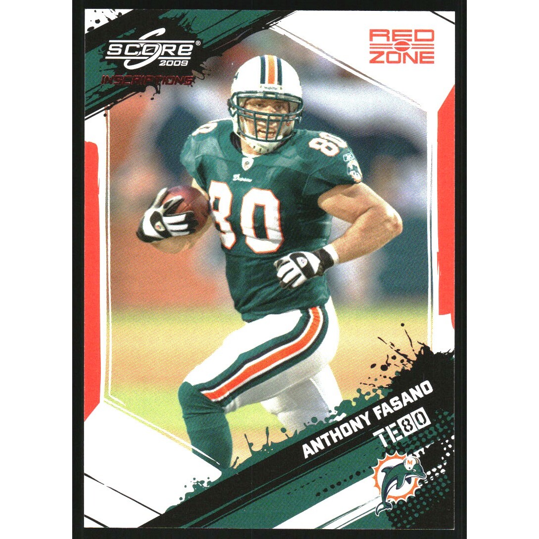 2009 Score Inscriptions Red Zone #151 Anthony Fasano