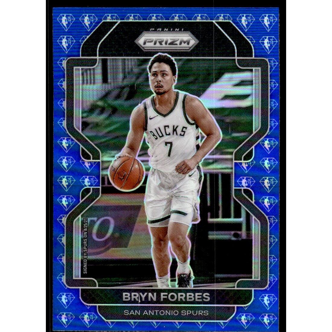 2021-22 Panini Prizm Prizms NBA 75th Anniversary #33 Bryn Forbes