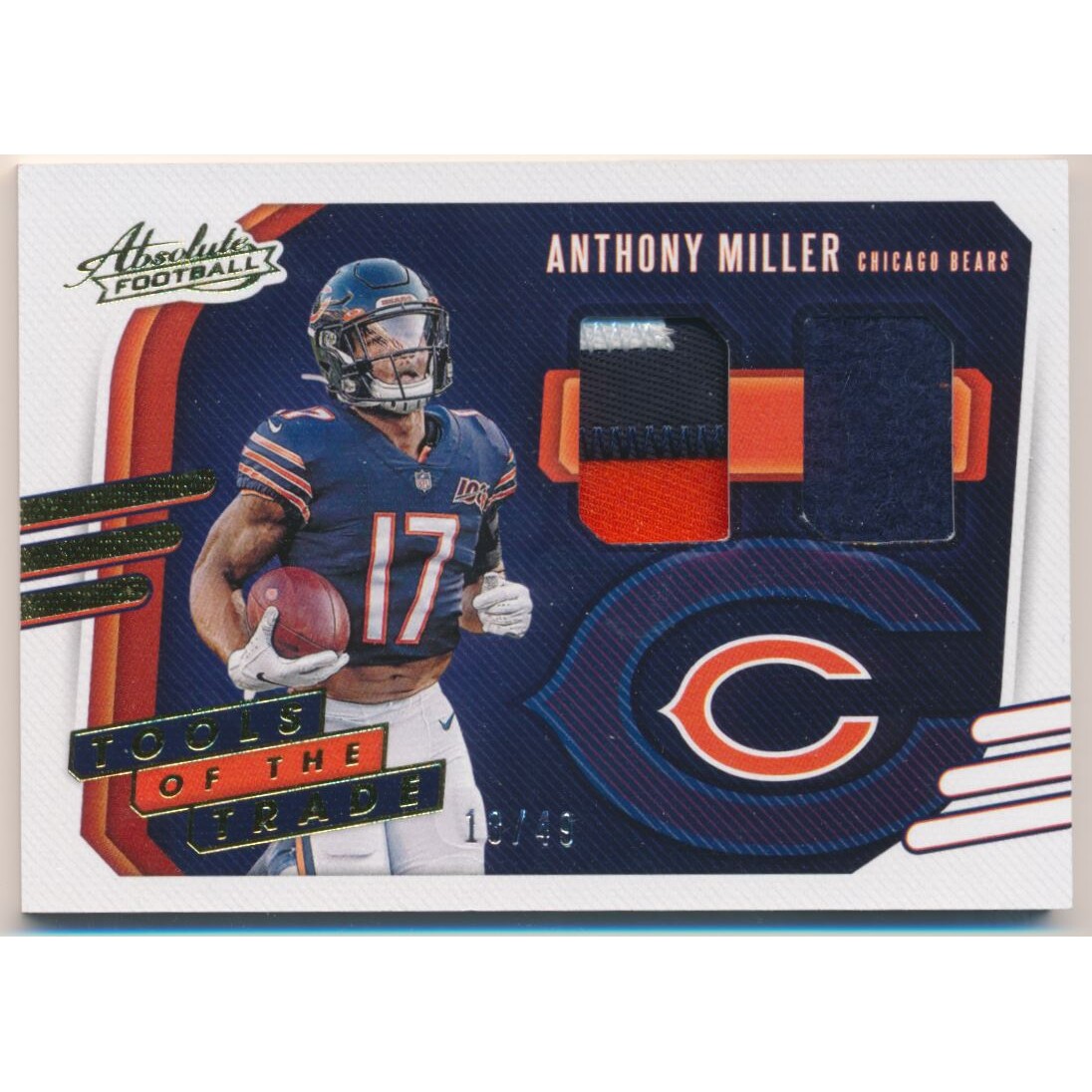 2020 Absolute Tools of the Trade Dual Materials Prime #27 Anthony Miller/49