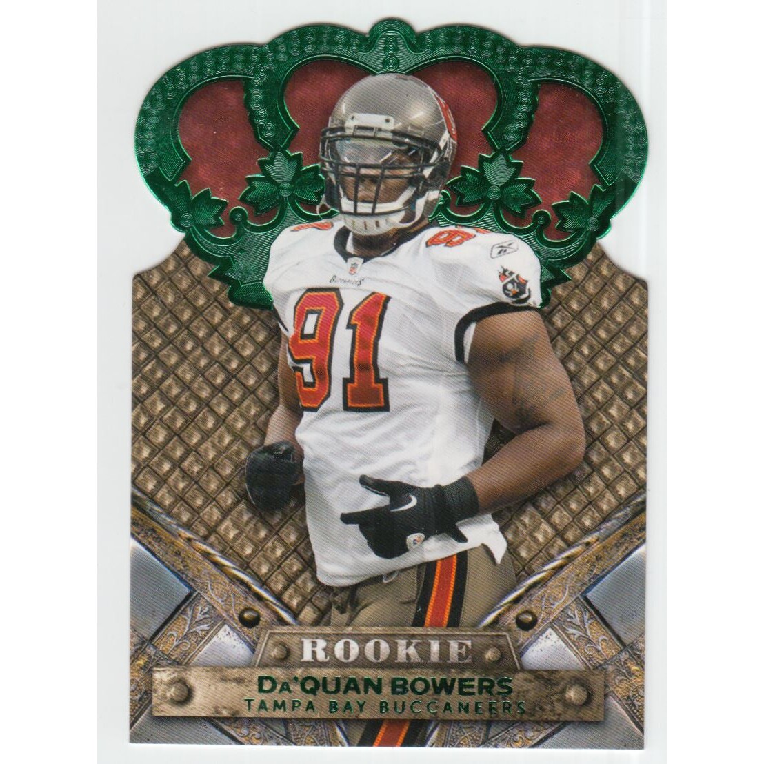 2011 Crown Royale Green #120 Da'Quan Bowers