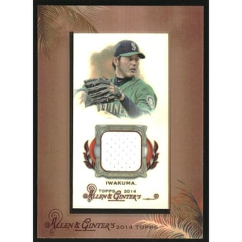 2014 Topps Allen and Ginter Mini Framed Relics #RAHI Hisashi Iwakuma A