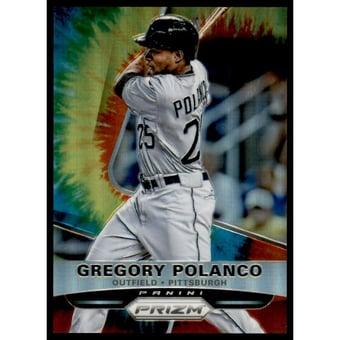 2015 Panini Prizm Prizms Tie Dyed #72 Gregory Polanco