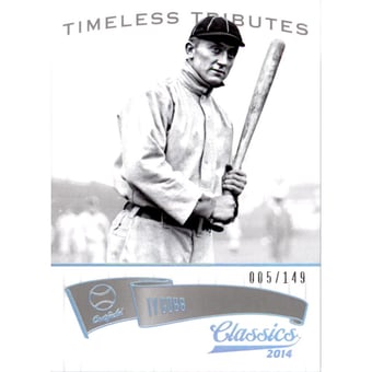 2014 Classics Timeless Tributes Silver #139 Ty Cobb