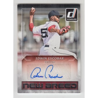 2016 Donruss New Breed Autographs #NBEE Edwin Escobar