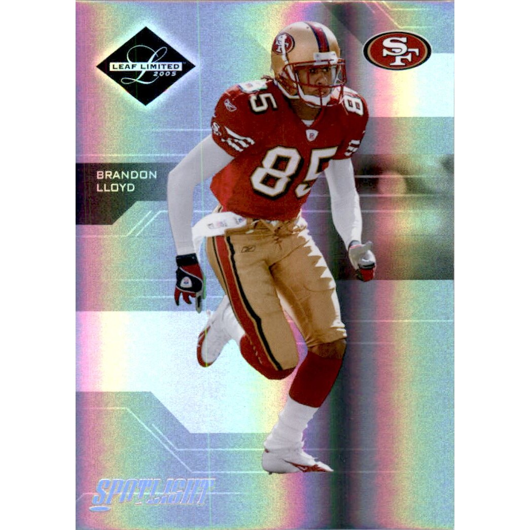 2005 Leaf Limited Silver Spotlight #84 Brandon Lloyd