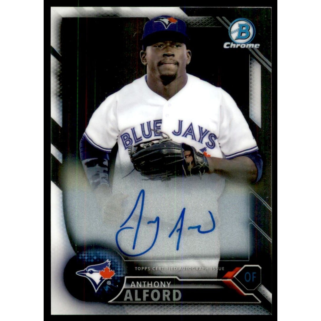 2016 Bowman Chrome Prospect Autographs #CPAAA Anthony Alford