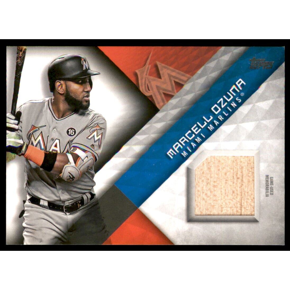 2018 Topps Major League Materials #MLMMO Marcell Ozuna