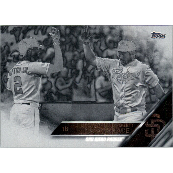 2016 Topps Black and White Negative #415 Brett Wallace. rookie card picture