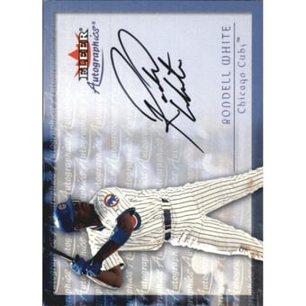2001 Fleer Autographics #105 Rondell White