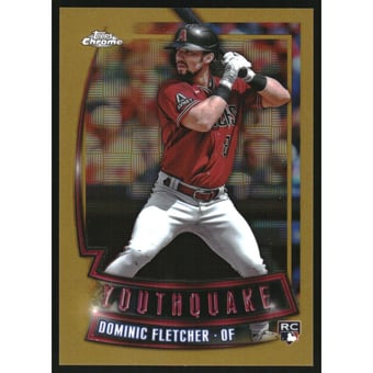 2023 Topps Chrome Youthquake Gold Refractors #YQ87 Dominic Fletcher
