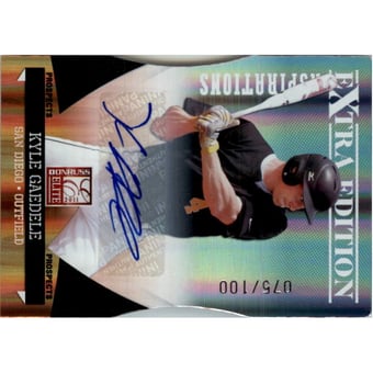2011 Donruss Elite Extra Edition Prospects Signature Aspirations #76 Kyle Gaedele