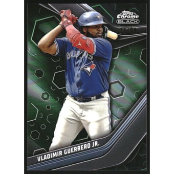 2023 Topps Chrome Black Green Refractors #52 Vladimir Guerrero Jr.