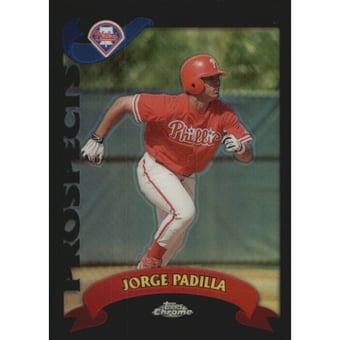 2002 Topps Chrome Traded Black Refractors #T235 Jorge Padilla