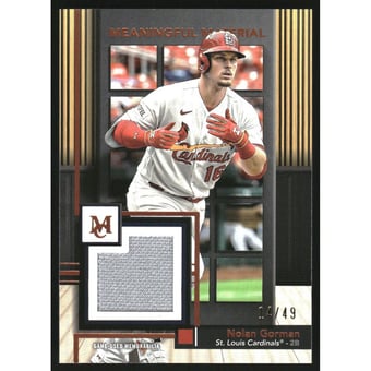 2024 Topps Museum Collection Meaningful Material Relics Copper #MMRNG Nolan Gorman