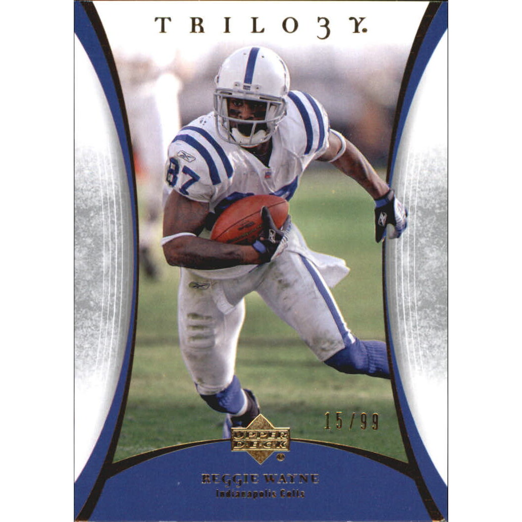 2007 Upper Deck Trilogy Gold #44 Reggie Wayne